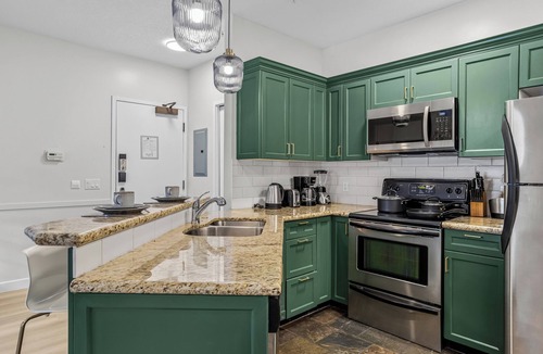 Canmore Apartment | G222 Family & Children Friendly- Water Slide, Kid's pool, Hot tub, Free Parking