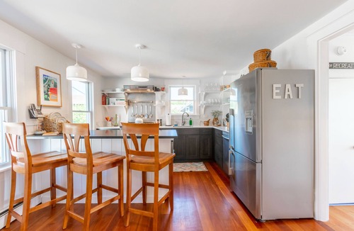 Port Clyde House | Gardenwalk Crest, Elevated Harbor Views, Deck and Village Setting