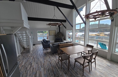Discovery Islands Cabin | Grouse Island: A Private Island, All Yours - Private Dock, Sauna, Sleeps 8
