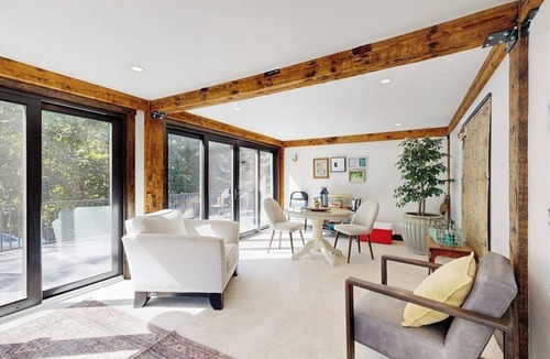 Wells House | Historic charmer with open interior, & large patio - dog-friendly