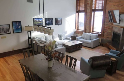 Fernie Condo | Historic Schoolhouse with Spa & Pool Table