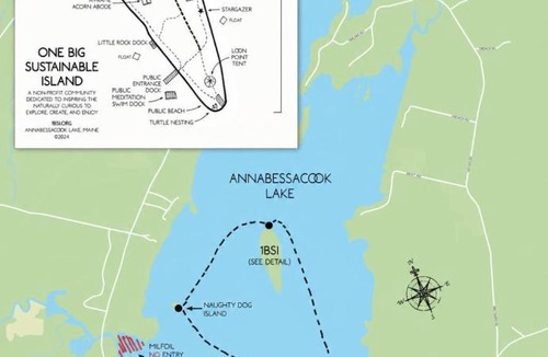 Monmouth House | Island Tent Overlook in Maine