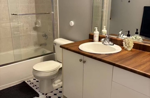East Clayton House | Ivy Suite - 1 Bedroom private entrance basement suite in Clayton Heights