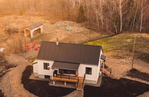 Saint-Roch-des-Aulnaies Ski Chalet | L'Oie Blanche | Fleuve | Intime | Unique