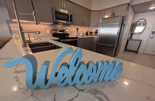 Long Point Condo | Lake view ! 1 King bed, 2 Queens 82" TV for evening Movies - 3 bed 3 bath