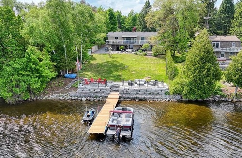 Erinsville House | Lakefront Beaver Lake Retreat with Hot Tub, Private Dock, Firepit & Water Toys