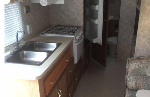 Red Deer House | Let’s go camping. 25 ft Travel Trailer for rent. Delivery only.