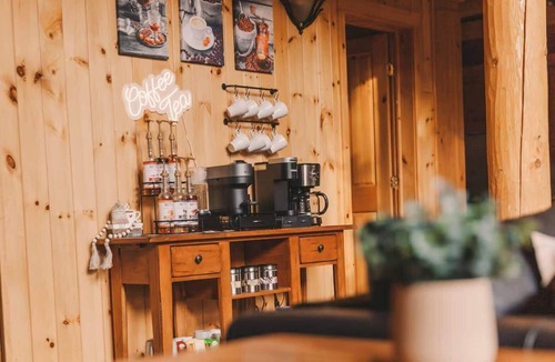 Fiddler Lake Resort Ski Chalet | Log Cottage: Sauna, Fire Pit, Pool & Lake Access