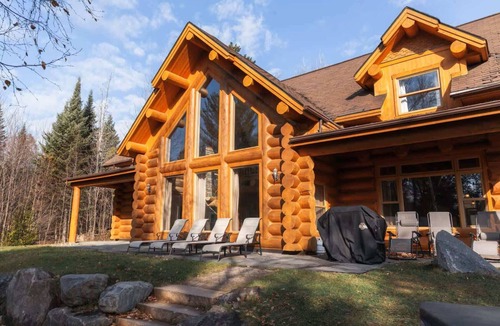 Fiddler Lake Resort Ski Chalet | Log Cottage: Sauna, Fire Pit, Pool & Lake Access