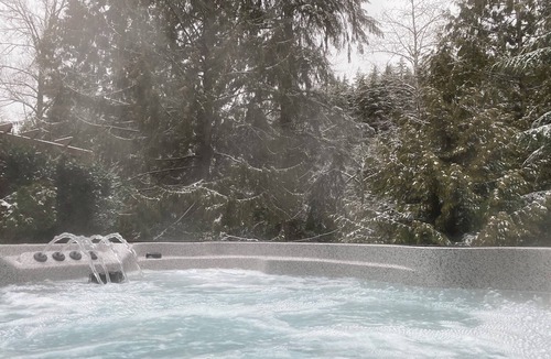 Anmore House | Luxury Lake Retreat w/Central AC & 7 person Hot Tub