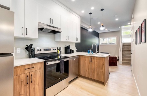 Southwest Calgary House | "Merlot" BRAND NEW 1 Bdrm-Mins to Ctrain & DT!