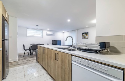 Lafleche Apartment | Modern 2BR Basement Suite Near Montreal, Free Parking & WiFi