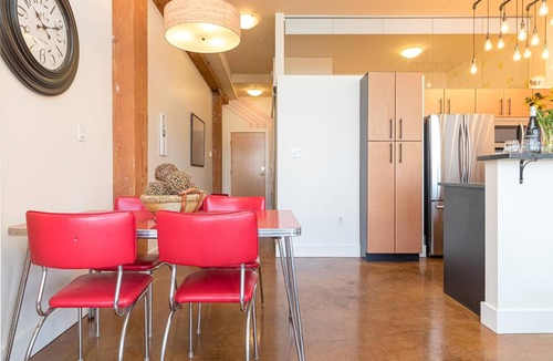 Downtown Victoria Condo | Modern Heritage Studio with Murphy Bed