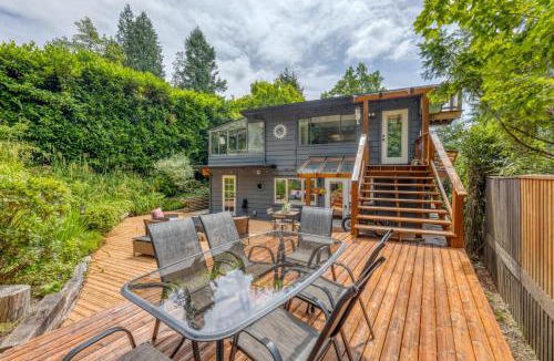 Upper Lonsdale House | Modern Mid-Century Home with Solarium, Deck, and Jacuzzi