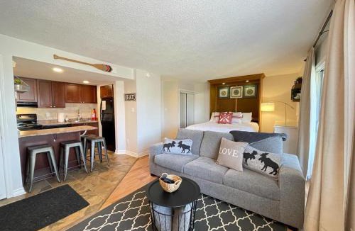 Craigleith Apartment | Modern Mountainside Ski In/Ski Out Studio at Blue