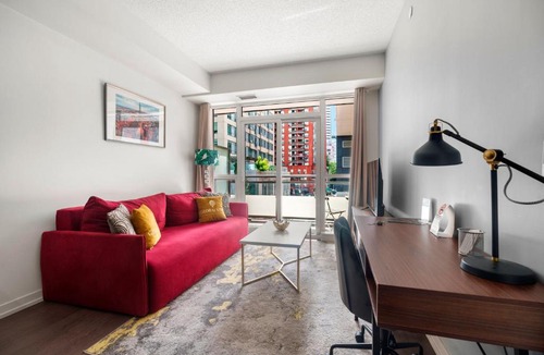 Yonge-Eglinton Apartment | Modern New 1 Bedroom & Den Condo with Balcony Dunfield Ave