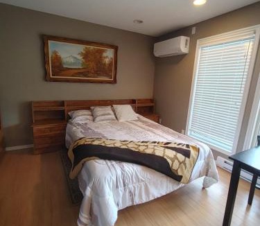 Departure Bay Apartment | Ocean View Self-Contained Studio Suite, Near Ferry in Quiet Forested Area