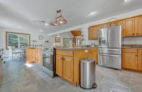 Lyman House | Pet-Friendly Maine Retreat | Private Heated Indoor Pool, Fenced Yard, 17 Acres, ATV Trails & Lake Access Near Roberts Pond