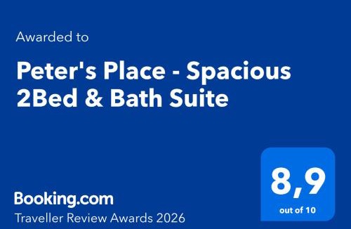 Vancouver Apartment | Peter's Place - Spacious 2Bed & Bath Suite
