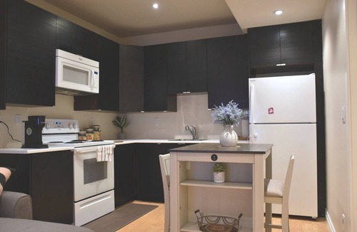 Saskatoon House | Private 2BR Suite | Kitchen & Laundry