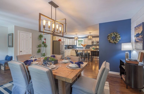 Ellsworth House | Reconnect at this Lux 4BR retreat near Acadia w/Fire Pit, Game Room, Yard Games & More