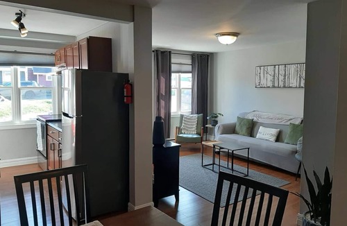 Downtown St. John's Apartment | Rhoda's Place - Roomy 2 Bedroom/Private Backyard/Steps to Downtown, Laundry