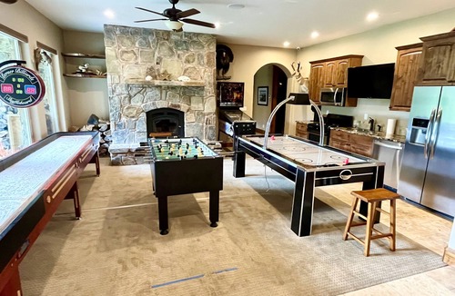 Hamilton House | Riverfront Mansion with Indoor Pool, Private Pond, and Hot Tub on 16 Acre Ranch