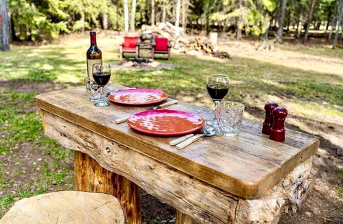 Alberta Cabin | Secluded Rustic Cabin for a Romantic Retreat near Sundre, Alberta