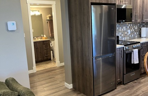 Regional District of Nanaimo Apartment | See the Sea! A beautiful, fully furnished, one bedroom, semi-oceanfront, suite!
