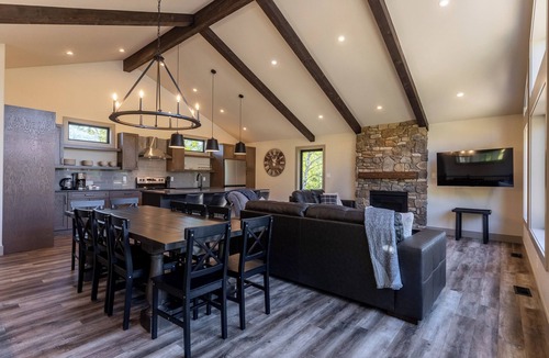 Fernie House | Ski In to your Private Hot Tub. Foosball