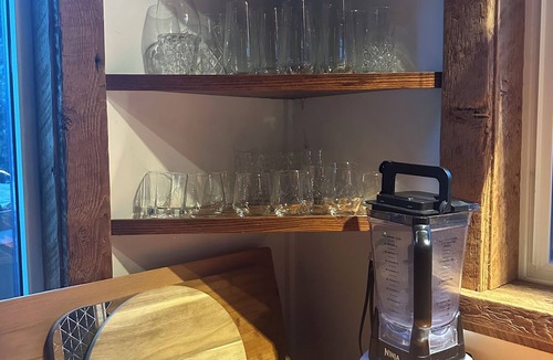 Mansons Landing Ski Chalet | "Sleeps 15: Dog-Friendly Rustic Haven on Cortes Island" Large grass yard