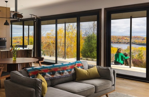 Trent Hills House | Stunning Modern Architectural Home on 5 acres of forest with hilltop lake views