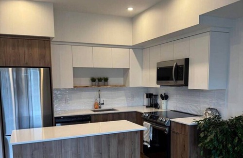 North End Apartment | Stylish 2BR Condo, Downtown Kelowna, Balcony