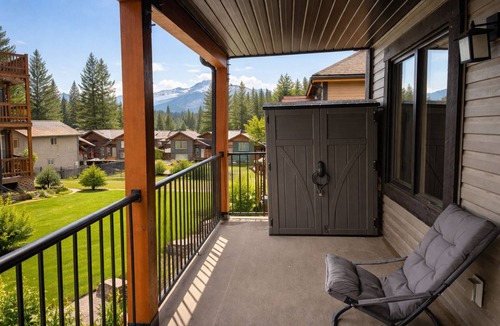 Radium Hot Springs Condo | Summit View Alpine Retreat I Mountain Views |Private Balcony |Cozy Modern Escape