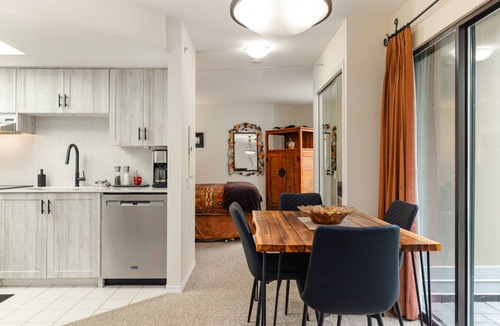 Upper Village Apartment | The Maple | Ski-in Ski-out 1 Bed w/Hot Tub, Pool, Sauna, and Fireplace