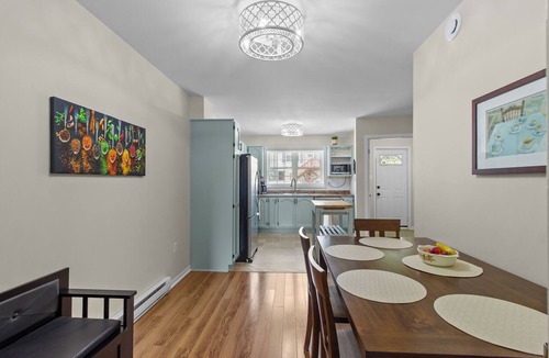 Downtown St. John's House | Welcome to The Crossing, a thoughtfully restored 3-bedroom home on a quiet residential street in historic St. John's. Enjoy free off-street parking, a private fenced yard, and all the comforts of home—just minutes from the best of St. John's.