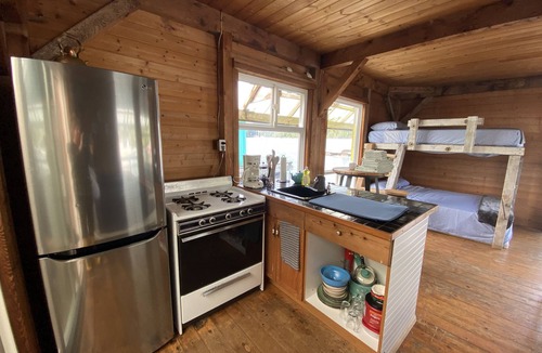 Tofino Cabin | Yellow Cabin Strawberry Island, Tofino BC