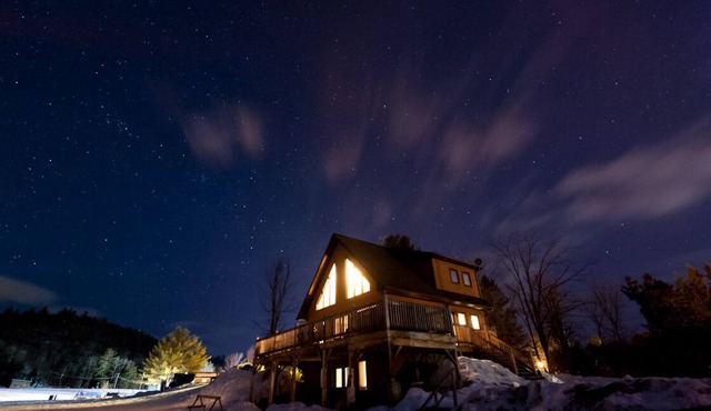 A traditional Quebec chalet nestled in the Gatineau Hills 30 minutes from Ottawa
