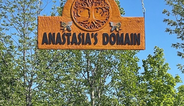 Anastasia’s Domain 1, Farm stay, off grid cabin in a beautiful forest!