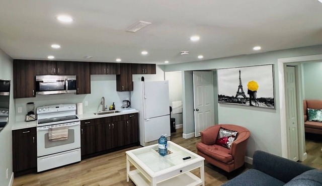 Basement apartment simple cozy. A good place to rest