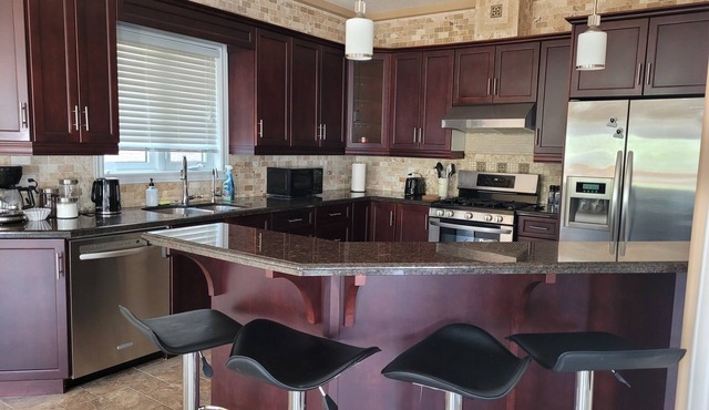 Big house for the big family! 6 bedrooms and 3.5 bathrooms.