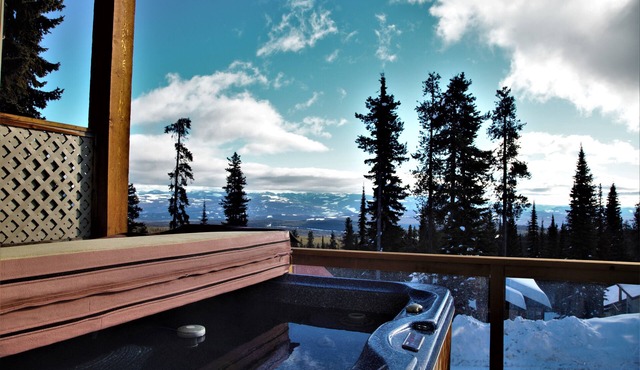 Big White Chalet with Private Hot Tub and Monashee Mountain Views!