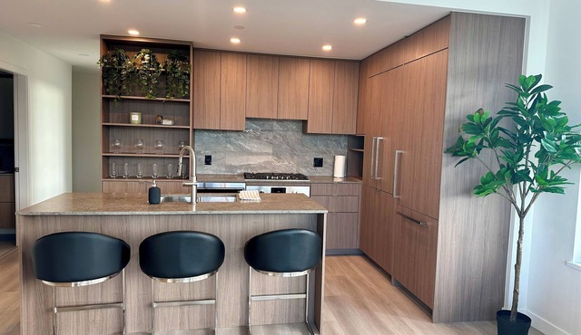 Brand New Luxury Furnished 2 bedroom+Den West Coquitlam