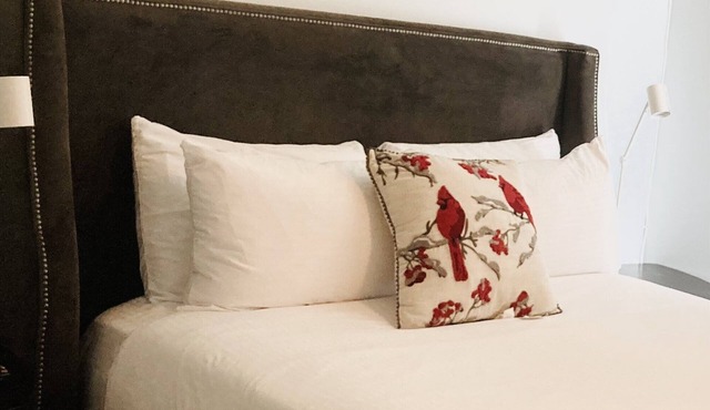 Bright Queen-Bed Hotel Room/Walking to DT/Bus Stop/Shops/Free UG Parking & Wi-Fi