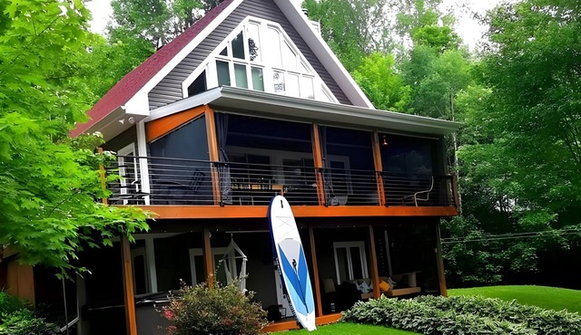 Chalet de luxe Équinoxe - waterfront with Spa