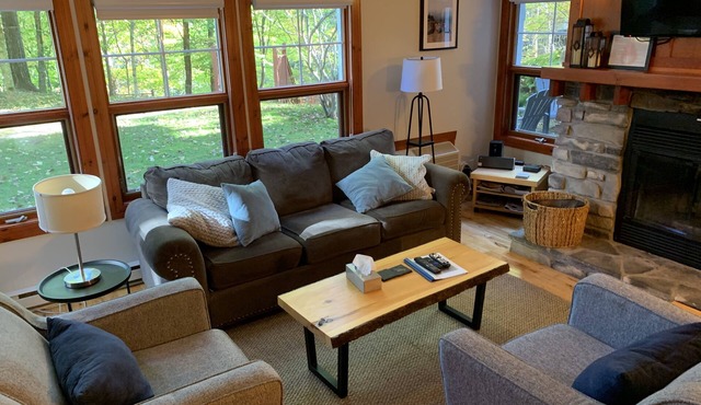 Condo nestled in nature located across from Mont Tremblant.