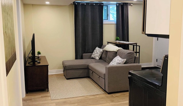 Cozy 1 bedroom basement apartment. 20 mins from Niagara Falls. Walkout basement