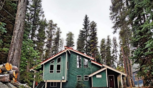 Cozy APEX Cabin 4 bedrooms- 8 beds - 5 min walk to village. 35 min to Penticton