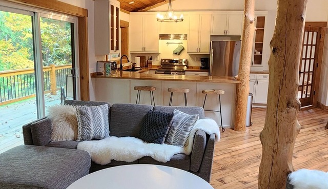 Cozy rustic modern retreat