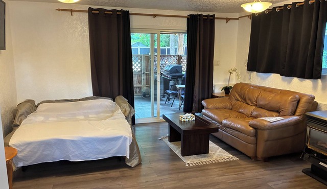 Cozy separate suite+carport parking+ private patio